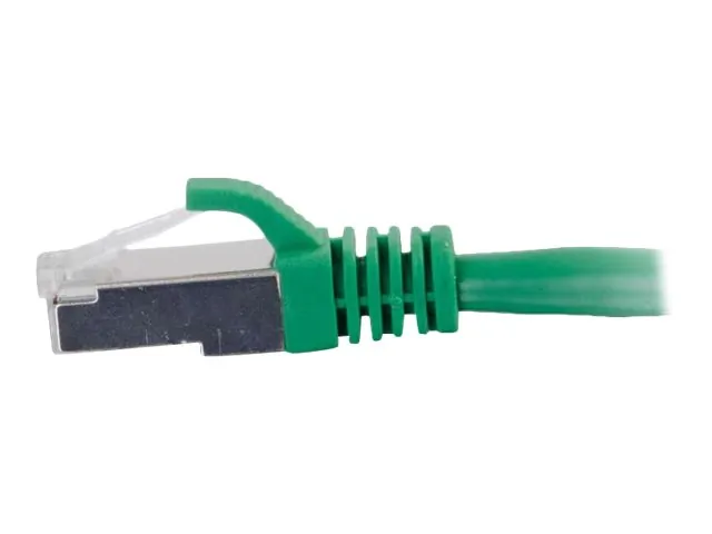 C2g 841 35ft Cat6 Snagless Shielded (stp) Network Patch Cable - Green 