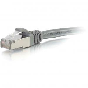 C2g 782 -9ft Cat6 Snagless Shielded (stp) Network Patch Cable - Gray -