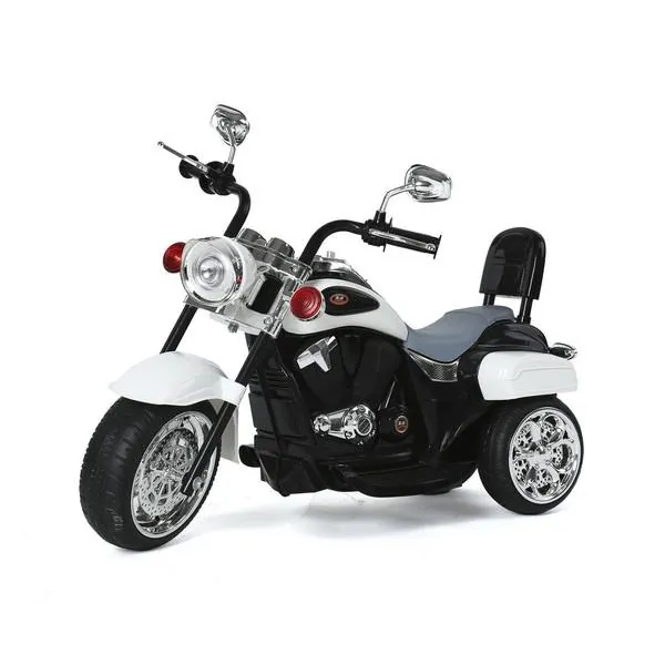 Dti TR1501_white 6v Chopper Style Ride On Trike (white)