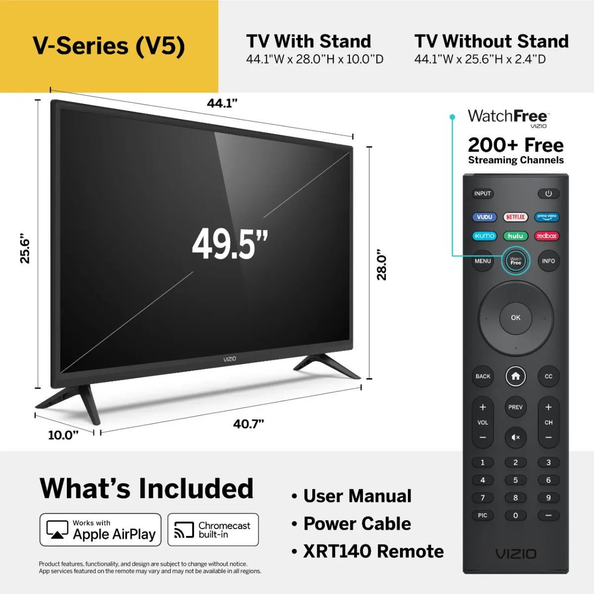 Vizio V505-H1 V-series 50