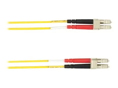 Black FOCMPSM-002M-LCLC-YL 2m Lc-lc Single-mode Fiber Optic Cable - Pl