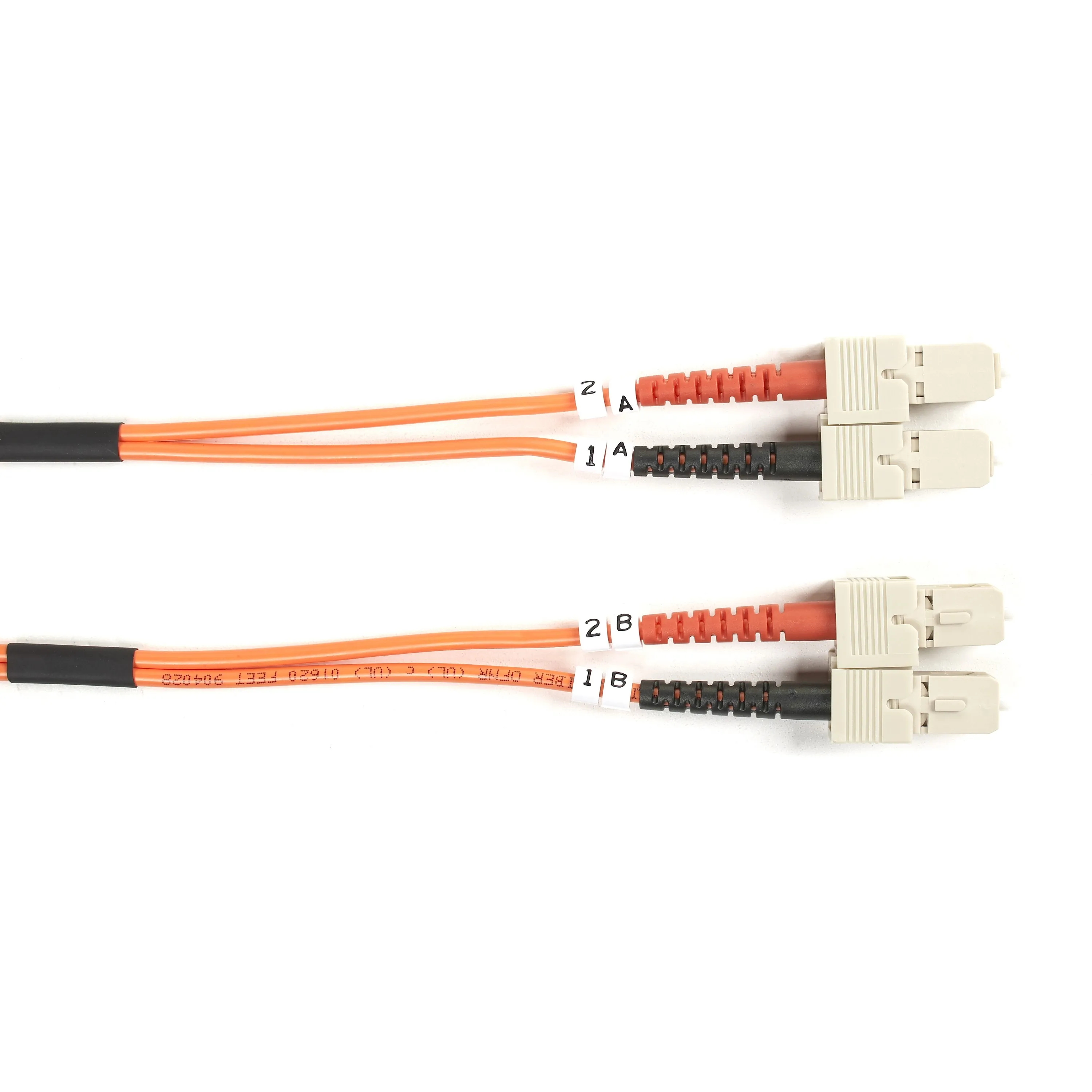 Black FO625-005M-SCSC Fiber Patch Cable 5m Mm 62.5 Sc To Sc