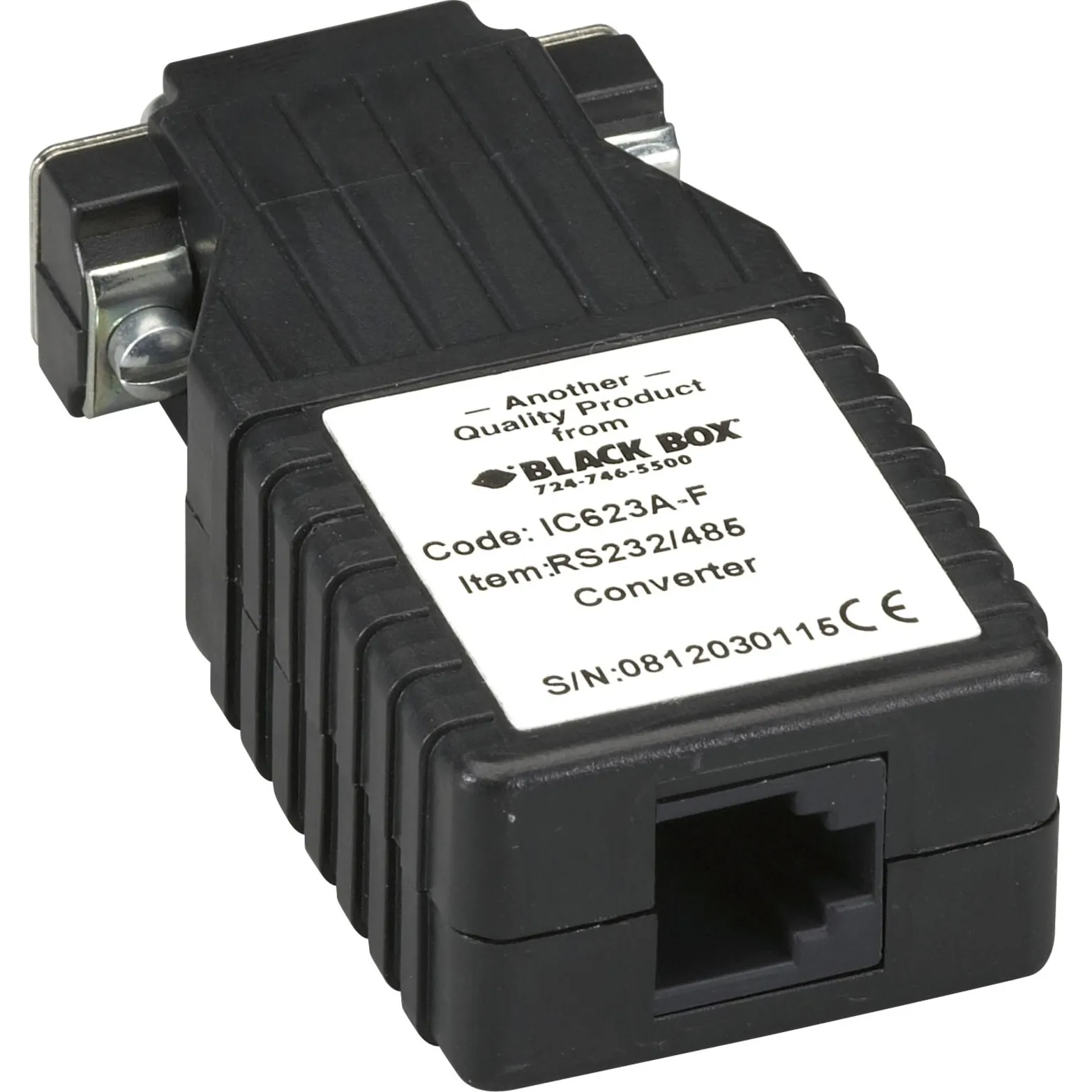 Black IC623A-F Async Rs-232 To Rs-485 Interface Convert