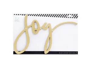 Bulk GR380 Heidi Swapp 12.5quot; X 8quot; Gold Shimmer Joy Wall Art