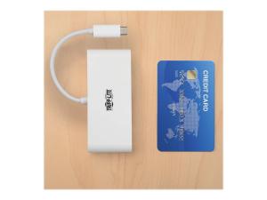 Tripp U460-002-2AM-C 2-port Usb-c To Usb-a Hub Micro Sd  Sd-mmc Reader