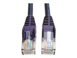 Tripp N001-010-PU 10ft Cat5e Snagless Patch Cable - Purple