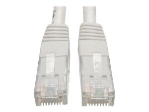 Tripp N200-003-WH 3ft Cat6 Gigabit Molded Patch Cable Rj45 M-m 550mhz 