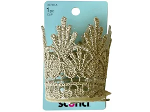 Bulk Buys Elegant Gold Crown Hair Clip for Toddlers