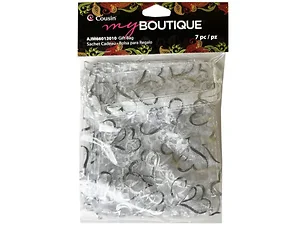 AF733 | Bulk Buys 7-Piece Hearts Organza Bag Set for Party