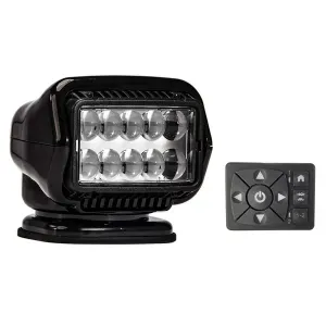 Golight 30214ST Stryker St Series Permanent Mount Black 12v Led Whard 