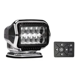 Golight 30264ST Stryker St Series Permanent Mount Chrome 12v Led Whard