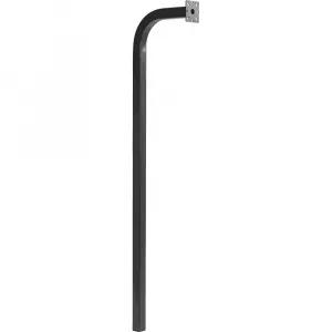 Viking VE-GNP-IG Black Gooseneck Pedestal With In-ground Mounting Brac