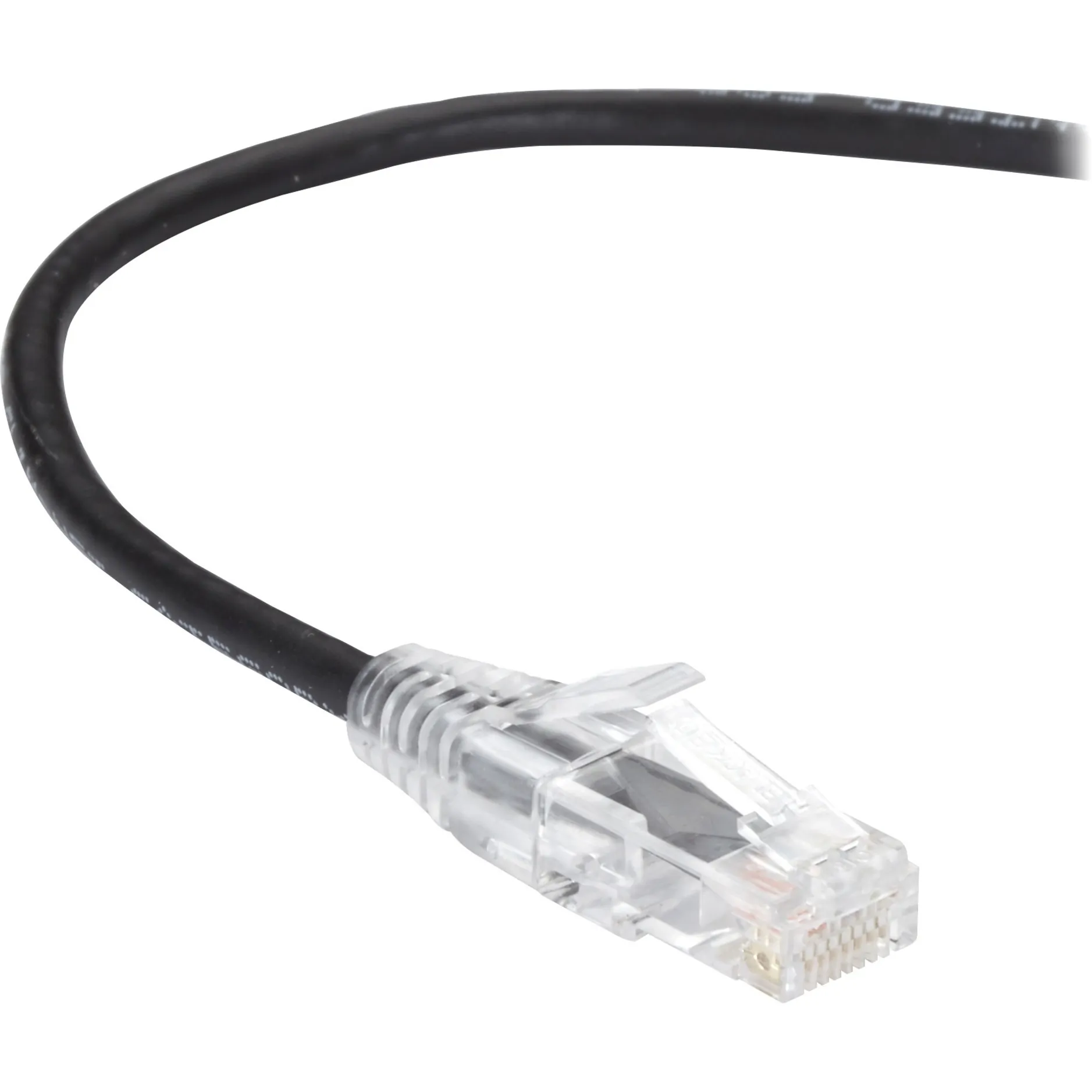 Black C6APC28-BK-03 Slim-net 28-awg Cat6a 500-mhz Ethernet P