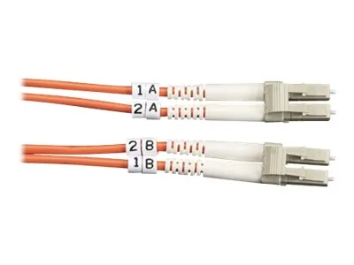 Black FO50-001M-LCLC 1m Multi-mode Lc To Lc Fiber Patch Cable