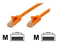 Bytecc C6EB-3O 3 Ft Cat 6 Orange Enhanced Network Patch Cable