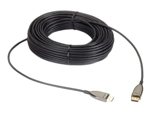 Black AOC-HL-DP4-100M Displayport1.4 Active Optical Cable,100m