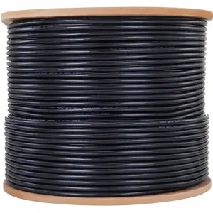 4xem 4XCAT5E1000BK 1000ft Roll Of Cat5e Network