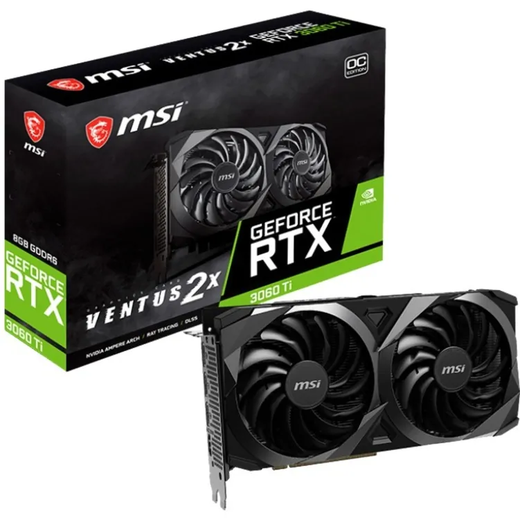 Msi G306TV2XC 8gb  Geforce Rtx 3060 Ti Ventus 2x Oc Gdrr6 Pci-e Rtx 30