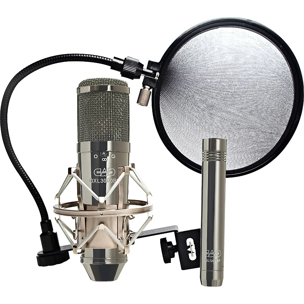 Cad GXL3000BPSP Studio Pack-2 Mics, Hp Chrome