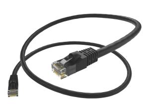 Unc PC5E-75F-BLK-S 75ft Black Cat5e  Patch Cable, Utp, Snagless