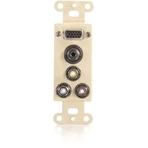 C2g 41026 Decora Vga+3.5mm+3rca Ivory