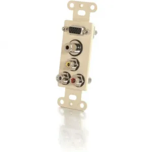 C2g 41026 Decora Vga+3.5mm+3rca Ivory