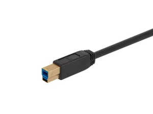 Monoprice 38614 Select Usb 3.0 Type-c To Type-b Cable_ 6ft_ Black