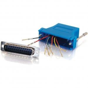 C2g 02936 Rj45  Db25m Mod Adptr Blue