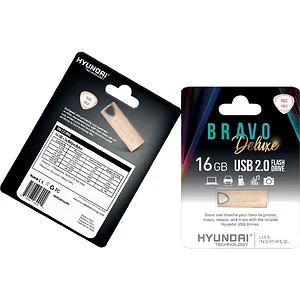 U2BK/16GARG-10PK | Hyundai 10-Pack 16GB Rose Gold USB 2.0