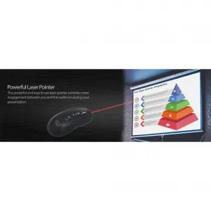 Adesso IMOUSEP20 Rechargeable, Desktop Mouse And Remote Presentation, 