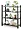 Whitmor Walnut 4-Tier Adjustable Utility Shelving Unit
