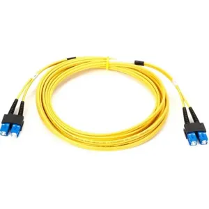 Black EFN310-002M-SCSC Single-mode 9 Micron Duplex Fiber Optic Cable