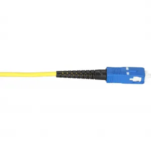 Black EFN310-002M-SCSC Single-mode 9 Micron Duplex Fiber Optic Cable