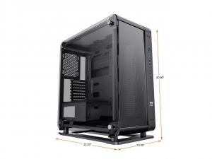 Thermaltake CA-1V2-00M1WN-00 Core P6 Tg Black Transformable Atx Case