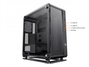 Thermaltake CA-1V2-00M1WN-00 Core P6 Tg Black Transformable Atx Case