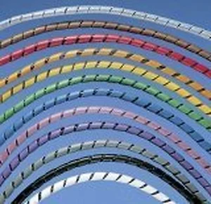 T38F-C0 | Panduit Black Cable Spiral Wrap - 100 ft Roll