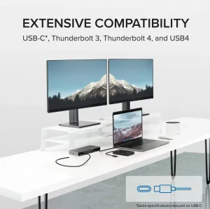 Plugable TBT3-UDC3 Plugable Thunderbolt 3  Usb C Dock, 96w