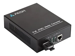 Axiom Axiom 100BASE-T to 100BASE-FX Fiber Media Converter