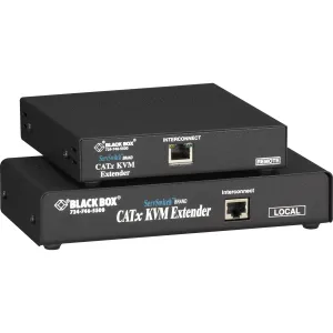 Black ACU2009A Servswitch Brand Single-video Catx Kvm E