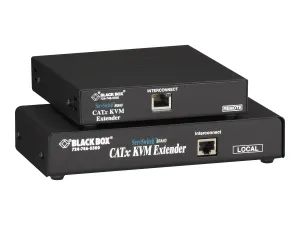 Black ACU2009A Servswitch Brand Single-video Catx Kvm E