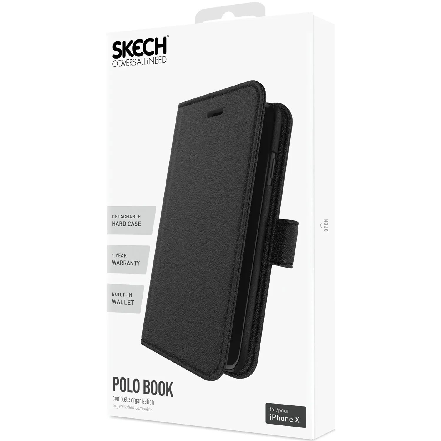 Skech SK41-PB-BLK Polo Book For Iphone Xsx Blk