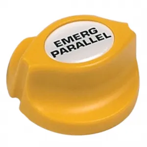 Bep 701-KEY-EP Bep Emergency Parallel Battery Knob - Yellow - Easy Fit