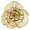 PBTH94679 | Plutus Brands Elegant Gold Metal Flower Wall