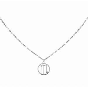 Rael N1047-SS Scorpio Zodiac Symbol Necklace