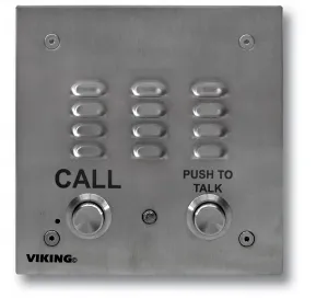 Viking VK-E-30-PT-EWP Stainless Steel Handsfree Phone With Dialer And 