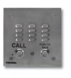 Viking VK-E-30-PT-EWP Stainless Steel Handsfree Phone With Dialer And 