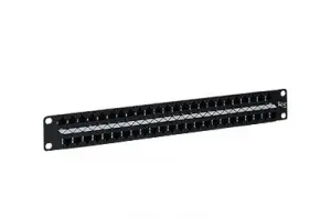 Cablesys ICC-ICMPP48C61 Patch Panel  Cat 6  Feed-thru  48-port  1rms