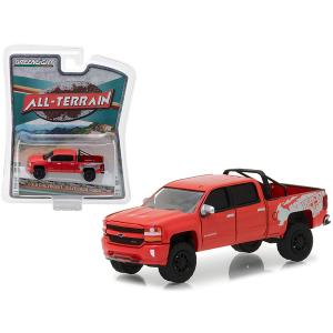 Greenlight 35090F 2018 Chevrolet Silverado 1500 Red All Terrain 164 Mo