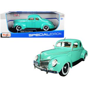 Maisto 31180lghtgrn 1939 Ford Deluxe Light Green 118 Diecast Model Car