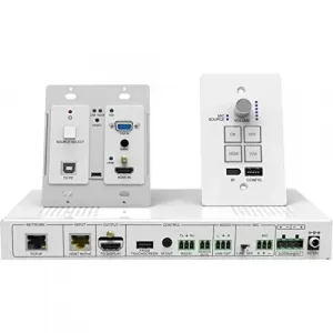 Siig CE-H23Z11-S1 Ac Ce-h23z11-s1 Wallplate Hdmi Vga Hdbaset Kit 30m W